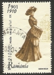 Stamps Romania -  Moda del siglo XX, Mujer de los años 1901/1910