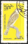 Stamps : Asia : Oman :  The wryneck-Torcecuello 