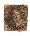 Stamps : Europe : Belgium :  Leopoldo I - Ving cent - 1851