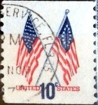 Stamps United States -  Intercambio 0,20 usd  10 cent. 1973