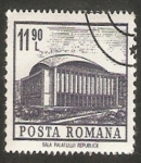 Stamps Romania -  Palacio de la República