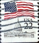 Stamps United States -  Intercambio 0,20 usd  22 cent. 1985