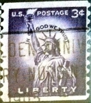 Stamps United States -  Intercambio 0,20 usd  3 cent. 1954