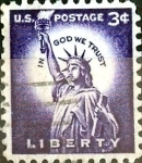 Sellos de America - Estados Unidos -  Intercambio 0,20 usd  3 cent. 1954