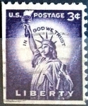 Stamps United States -  Intercambio 0,20 usd  3 cent. 1954