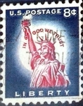 Stamps United States -  Intercambio 0,20 usd  8 cent. 1958