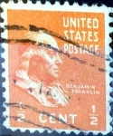 Stamps United States -  Intercambio 0,20 usd  1/2 cent. 1938