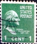 Sellos de America - Estados Unidos -  Intercambio 0,20 usd  1 cent. 1938