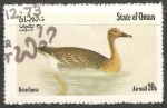 Stamps : Asia : Oman :  Bean goose-Frijol de ganso