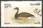 Stamps : Asia : Oman :  Brent goose-Brant ganso