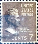 Sellos de America - Estados Unidos -  Intercambio 0,20 usd 7 cent. 1938