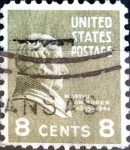 Stamps United States -  Intercambio 0,20 usd 8 cent. 1938