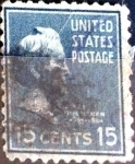 Stamps United States -  Intercambio 0,20 usd 15 cent. 1938