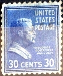 Sellos de America - Estados Unidos -  Intercambio 0,20 usd 30 cent. 1938