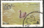 Stamps : Asia : Oman :  Black swan-Cisne Negro