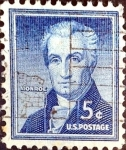 Stamps United States -  Intercambio 0,20 usd 5 cent. 1954