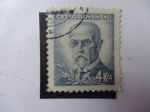 Stamps Czechoslovakia -  Tomas Masaryk  (1850-1937)