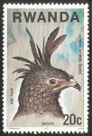 Stamps Rwanda -  Aigle huppe-Cresta del águila