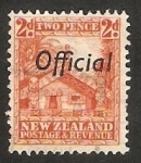 Sellos de Oceania - Nueva Zelanda -  Vivienda maori