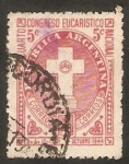 Stamps : America : Argentina :  4° Congreso eucarístico nacional, Cruz de Palermo