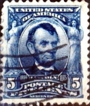 Stamps United States -  Intercambio 2,00 usd 5 cent. 1903