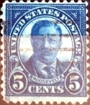 Sellos de America - Estados Unidos -  Intercambio 0,30 usd 5 cent. 1922