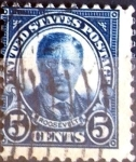 Stamps United States -  Intercambio 0,30 usd 5 cent. 1922