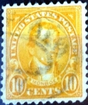 Sellos de America - Estados Unidos -  Intercambio 0,50 usd 10 cent. 1925