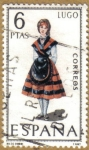 Stamps Spain -  LUGO - Trajes tipicos españoles