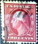 Stamps United States -  Intercambio 0,35 usd 2 cent. 1908