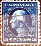 Stamps United States -  Intercambio 0,75 usd 5 cent. 1911