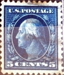 Sellos de America - Estados Unidos -  Intercambio 0,75 usd 5 cent. 1911