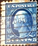 Stamps United States -  Intercambio 0,75 usd 5 cent. 1911