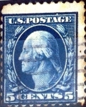 Sellos de America - Estados Unidos -  Intercambio 0,75 usd 5 cent. 1911