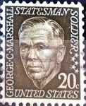 Stamps United States -  Intercambio 0,20 usd 20 cent. 1967