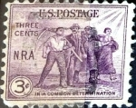Stamps United States -  Intercambio 0,20 usd 3 cent. 1933