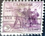 Stamps United States -  Intercambio 0,20 usd 3 cent. 1933