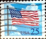 Stamps United States -  Intercambio 0,20 usd 25 cent. 1988