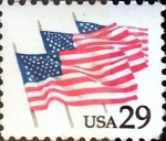 Stamps United States -  Intercambio 0,20 usd 29 cent. 1991