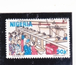 Stamps Nigeria -  oficina moderna de correos