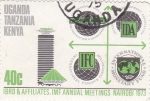 Stamps : Africa : Uganda :  afiliación Uganda-Tanzania-Kenya