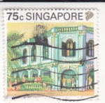 Stamps Singapore -  edificio