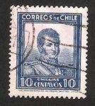 Stamps Chile -  B. O'Higgins