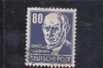 Sellos de Europa - Alemania -  Ernst Thalmann-político