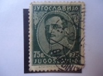 Stamps Yugoslavia -  King Alexander I de Yugoslavia. Rey de los Serbios, Croatas, y Eslovenos.