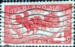 Stamps United States -  Intercambio 0,20 usd 4 cent. 1958