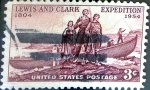 Sellos de America - Estados Unidos -  Intercambio 0,20 usd 3 cent. 1954