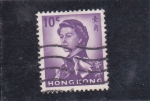 Stamps Hong Kong -  reina Isabel II