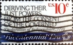 Stamps United States -  Intercambio 0,20 usd 10 cent. 1974