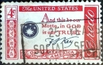 Stamps United States -  Intercambio 0,20 usd 4 cent. 1960